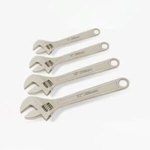 4105 American type adjustable wrench, nickel-iron plated